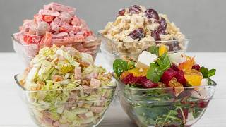 4 EASY SALADS WITHOUT MAYONNAISE for Christmas 2025 🎅🎄🥂 New, Cheap and Super Fast