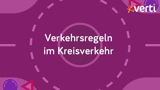 Verkehrsregeln im Kreisverkehr