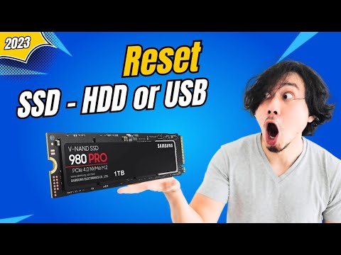 How to Reset SSD, Hard drive, or USB Drive to Factory Settings (2024)