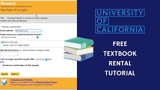 FREE Textbook Rental Hack for UC Students