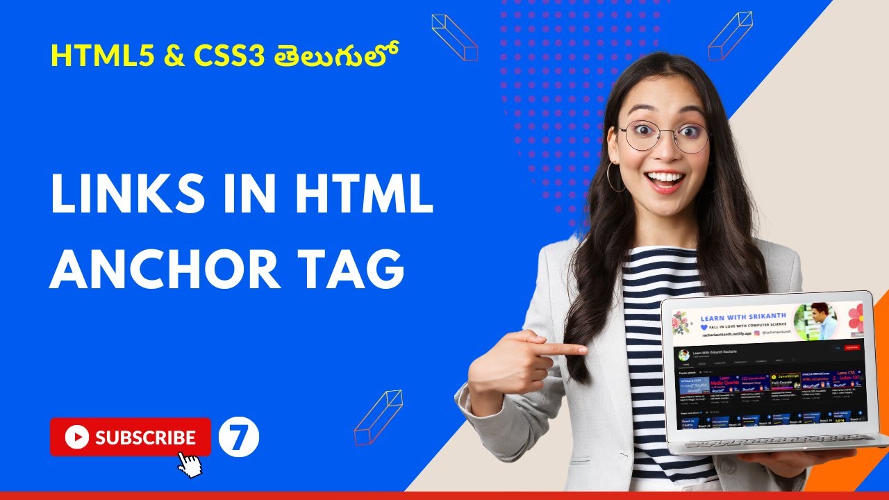 HTML5 & CSS3 Course[4K] - 7 | Links, External, Internal, Empty ...