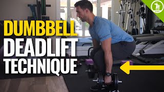 Dumbbell Deadlift Technique – Perfect Form Video Tutorial Guide