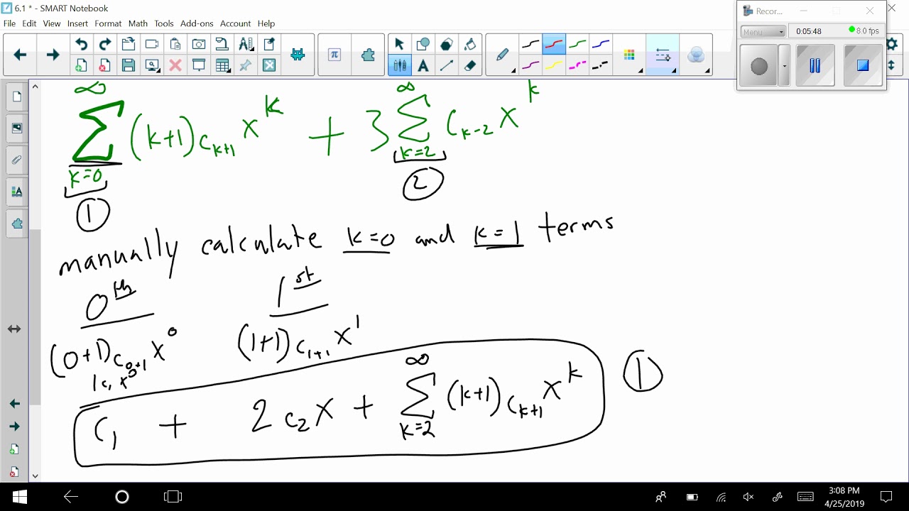 Combining Power Series (Summations) - Made Easy - YouTube