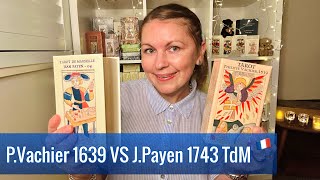 🇫🇷 P. Vachier \u0026 J.Payen Historic Tarot de Marseille Decks ~ Side by Side