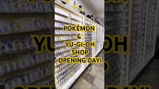 Pokémon \u0026 Yu-Gi-Oh shop Re-opening day! #pokemon #tcg #tradingcardgame #new #yugioh #shop #shorts