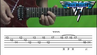 Van Halen - Top of the World - Guitar Solo Lesson with Tabs!