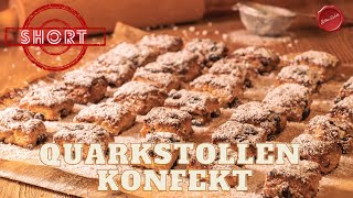 👉Quarkstollen-Konfekt👈 Schneller kannst Du einen Stollen nicht genießen. 😍🎄 ⭐ #shorts #Silkeswelt