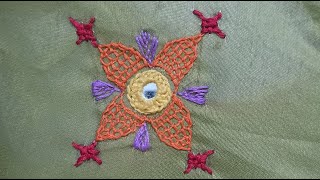 Lambani Banjara Hand Embroidery Tutorial | Mirror Hand Embroidery