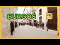 [4k] BURGOS- Walking around the famous sights of the old town that you must visit in Burgos