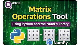 Matrix Operations Tool using Python and the NumPy library