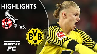 Erling Haaland and Borussia Dortmund FRUSTRATED in 1-1 draw with FC Cologne | Bundesliga Highlights