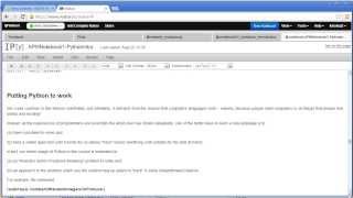 Working with IPython Notebooks