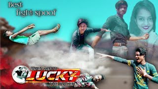 Main Hoon Lucky The Racer Movie Fight | Race Gurram Movie fight spoof | Allu Arjun | Shruti Haasan