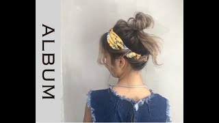 《 簡単 》　ワンポイントになる！ターバンアレンジ　【ヘアアレンジ】〖ALBUM〗