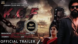 K.G.F: Chapter 3 - Hindi Trailer | Rocking Star Yash, Raveena Tandon, Prashant Neel, Prabhas, 2024 l