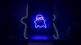 Bring a spooky glow to your home with these neon Halloween lights 🎃