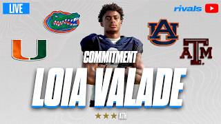 Loia Valade LIVE COMMITMENT | Elite S Chooses Between Miami, Florida, Auburn and Texas A&M