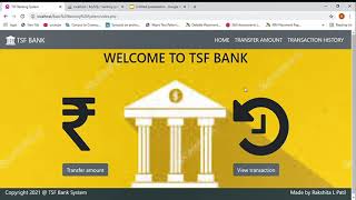 Basic Banking System using PHP and Mysql. #GRIPAPRIL21.