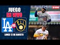 🔴 EN VIVO: Dodgers vs. Brewers Juego 1 (12/08/2024) | MLB LIVE