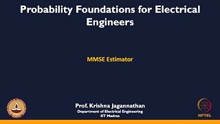 mod10lec73 - MMSE Estimator