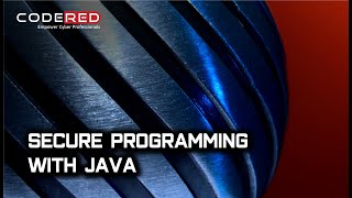 Secure Programming with Java - Course Overview
