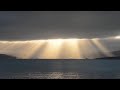 crepuscular rays time lapse