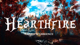 Hearthfire in Skyrim | Autumn Music and Ambience | Sleep, Study, Relax | 3 Hours