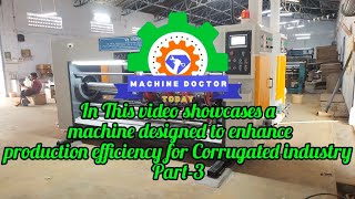 In This video showcases a machine designed to enhance production efficiency for #Corrugated industry