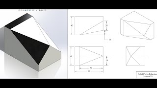Lesson 16 Refference Plane,Center Rectangle,Extruded Cut SolidWorks