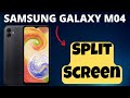 Samsung Galaxy M04 How to use Split Screen || Multitasking {SM-M045F}