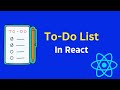 Build a Simple Todo App using React