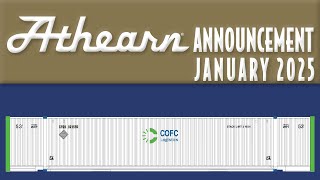 Athearn January 2025 Announcements: Athearn HO 53ft Jindo Container