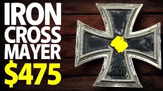 $475 | WW2 German Iron Cross 1st Class BH Mayer 26 | Rare Military | Military Antiques Toronto