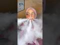 vape ringgar smoke cute Muslim girl smoking hijab girl vape tricks hookah bar #shorts