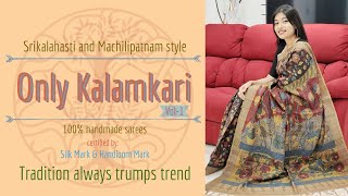 Debanjali's Hindi Series ||Only Kalamkari Volume-1 || Pure Tussar Hand Painted || Episode 76||