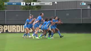 Highlights - W. Soccer at Purdue (Sept. 22, 2024)