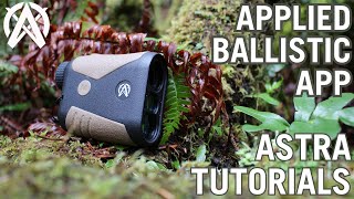 Astra Optix Applied Ballistic Tutorial: OTX-2400A