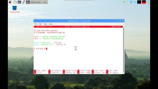 Python with Raspberry Pi - Strings