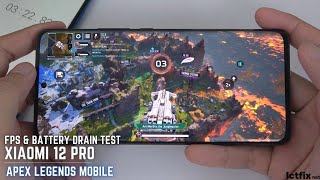 Xiaomi 12 Pro Apex Legends Moible Gaming test | Snapdragon 8 Gen 1