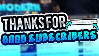 8,000 Subscribers..