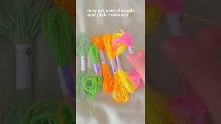 beginner thread bracelet tutorial! 🎀🤍
