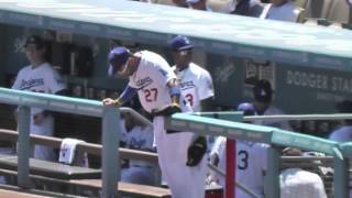 Matt Kemp Goofing with Hanley Ramirez \