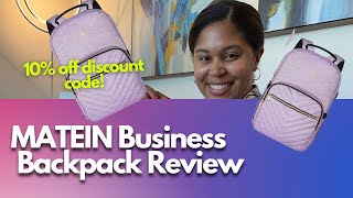 MATEIN Best Business Laptop Backpack Review l Perfect for travel, school, or work!