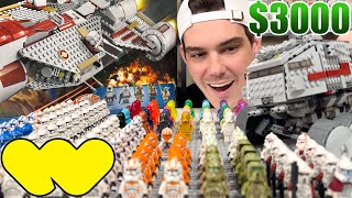 Building my LEGO Star Wars CLONE ARMY with $3000 on Whatnot!