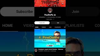 Top 10 Most Subscribed YouTube Channels In The World 2023 || Shorts Video || #shorts #top10 #2023