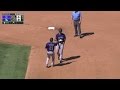 COL@LAD: Garneau opens the scoring with an RBI double