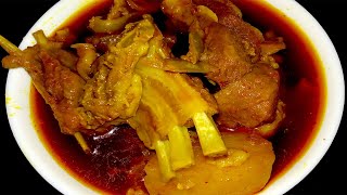 kochi pathar jhol | আলু দিয়ে কচি পাঁঠার মাংসের পাতলা ঝোল | mutton recipes | bengali mutton curry