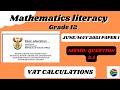 Grade 12 Mathematics Literacy Paper 1 exam guide (May/June 2021) | Question 2.1