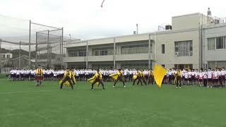 2022中学体育祭エール交換（北軍→南軍）