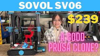 Sovol SV06 3D printer: A Prusa MK3S+ clone with injection molding parts for a fraction of the price